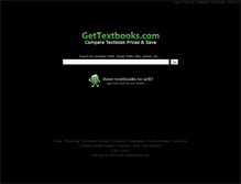 Tablet Screenshot of gettextbooks.com