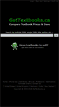 Mobile Screenshot of gettextbooks.ca