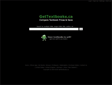 Tablet Screenshot of gettextbooks.ca